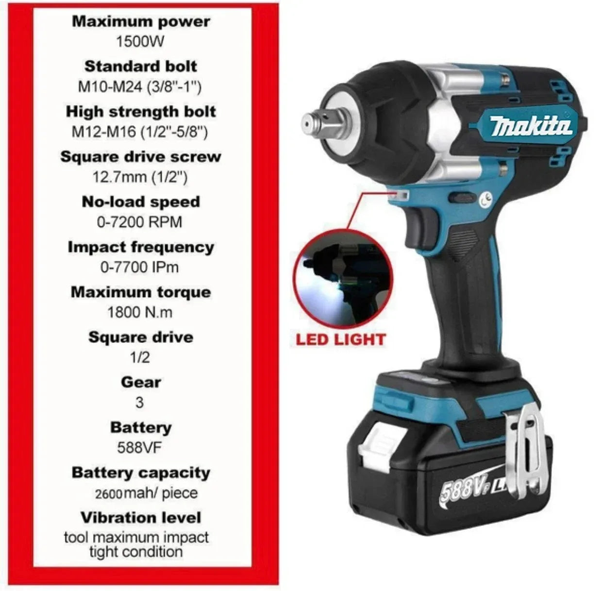 Makita 18V Li-Ion LXT Impact Driver