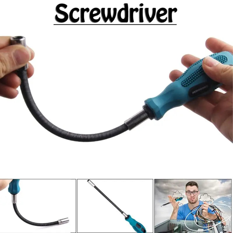 Special Socket Screwdriver w/ Flexible Head