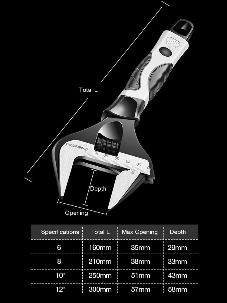 Adjustable Wrench Stainless Steel