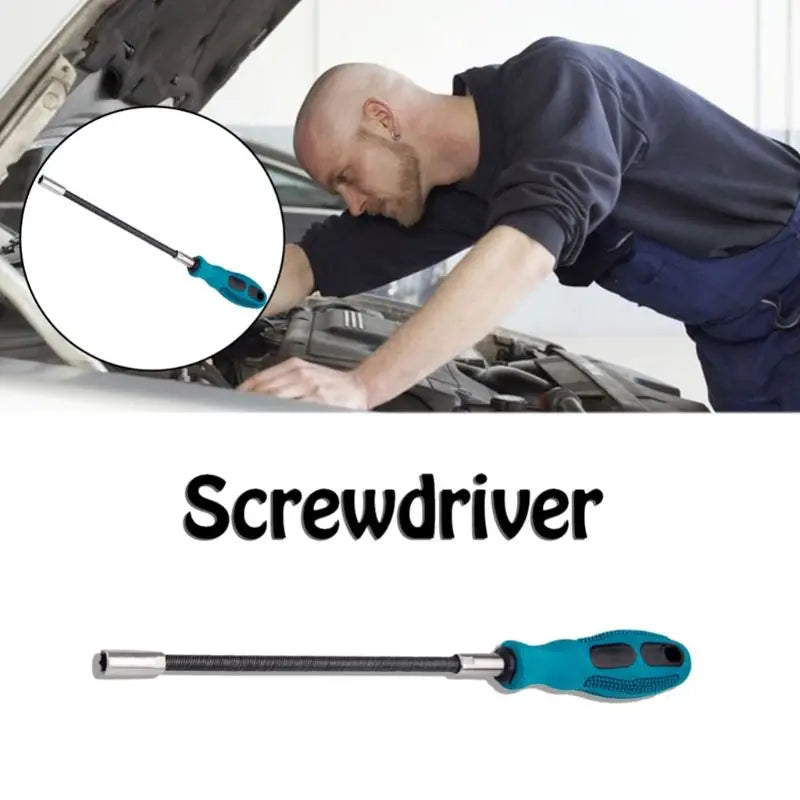 Special Socket Screwdriver w/ Flexible Head