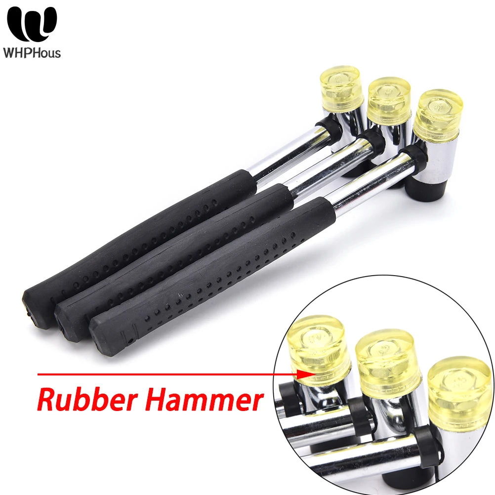 1PCS 25mm Mini Double Faced Household Installation Rubber Hammer Domestic Nylon Head Mallet Hand Tool for Jewelry / Craft / DIY