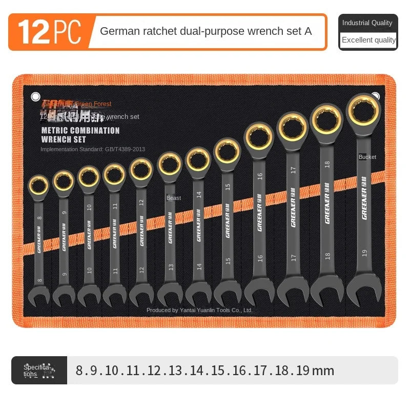 Professional Ratchet Wrench Fast  Tool Set